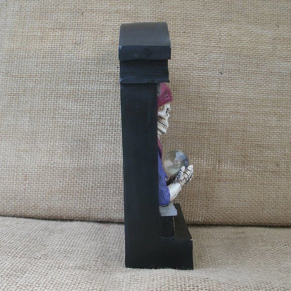 Accents Skeleton Fortune Teller Booth Figurine Crystal Ball Poshmark